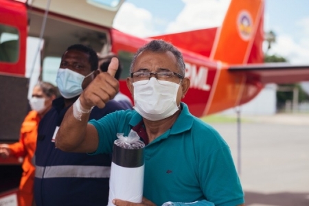 Pacientes voltam para casa em Rondônia após recuperação no RS
