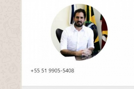 Perfil falso se passa pelo prefeito de Três de Maio no WhatsApp